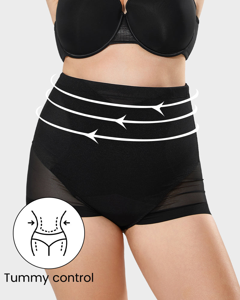 Sculpting Mesh High Waist Shaper Panty Secondary image