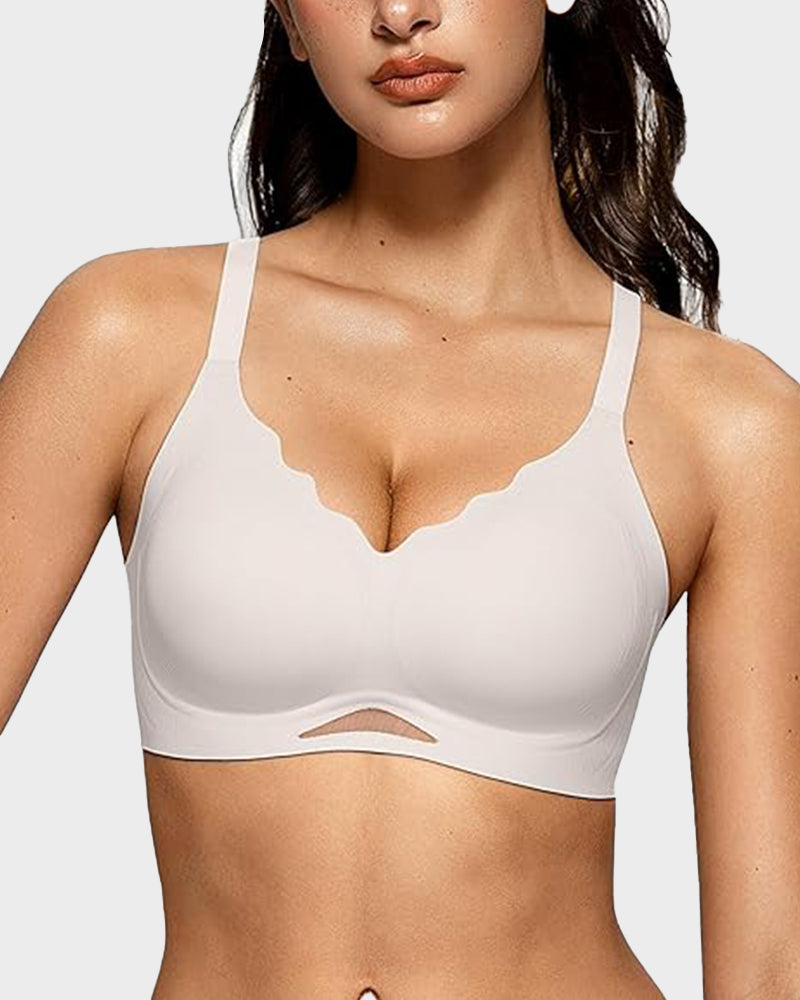 Seamless Soft Comfort Wireless Mesh Bra Main image