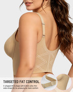 Anti-Gravity™ Zip-Front Shaping Longline Bra