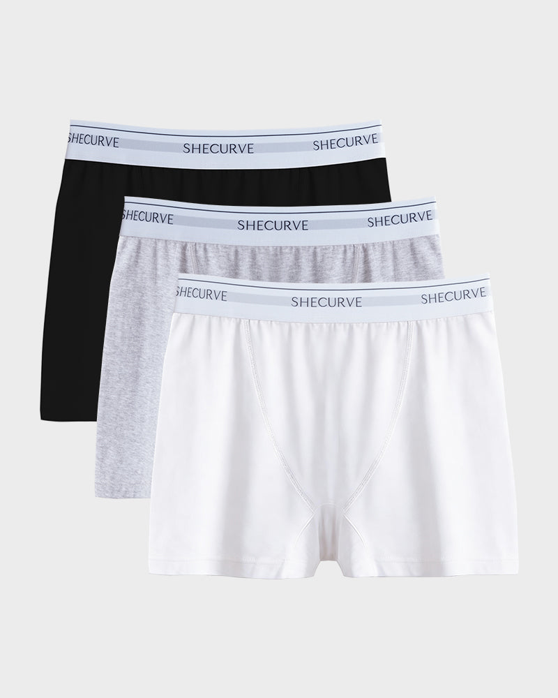 Classic Cotton Stretch Boxer Briefs (3 Pack) Main image