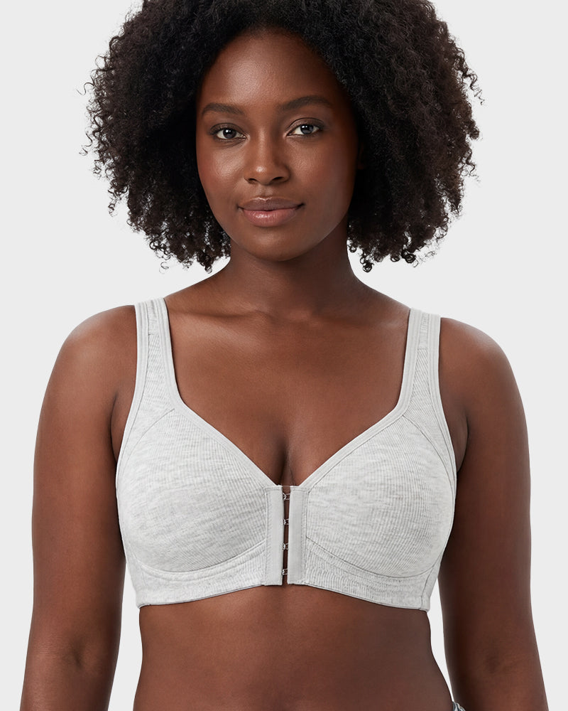 Easy-On Front Closure Wireless Support Bra Main image