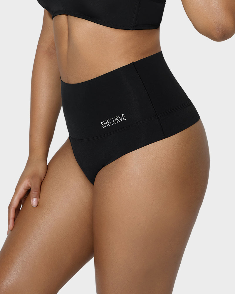 High-Rise Seamless Thong Panty(3 Pack) Secondary image
