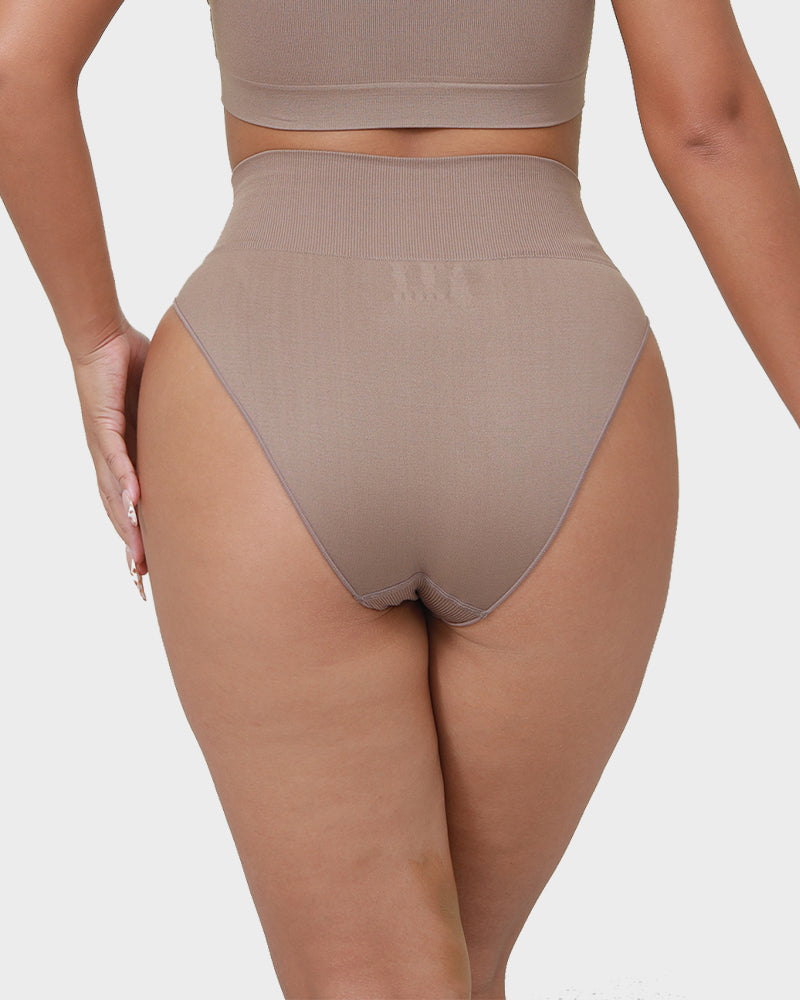 Seamless High Waist Tummy Control Brief Panty (3 Pack)