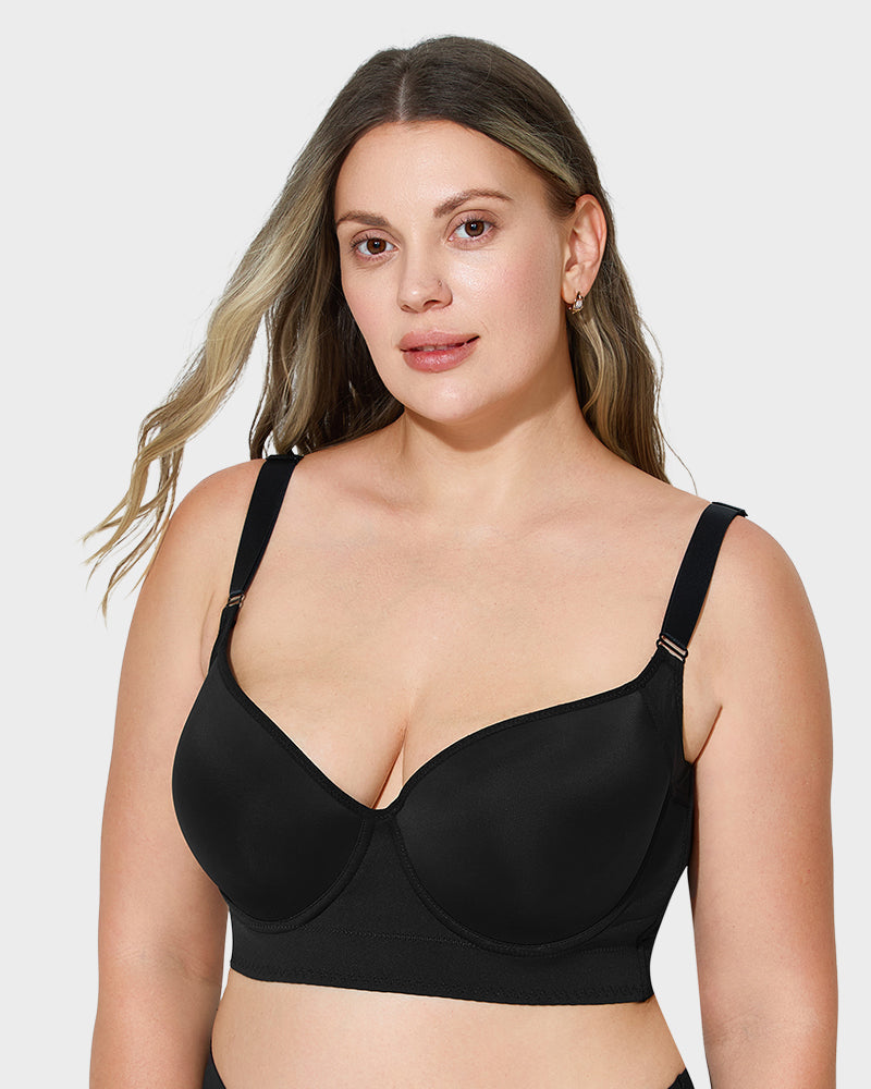 Push Up Longline Smoothing Bra Secondary image